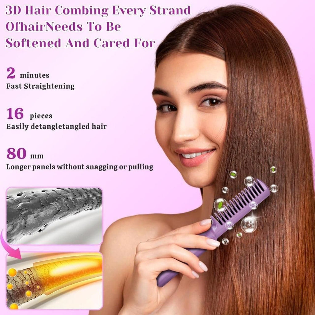 AxisKart 2-in-1 Rechargeable Hair Straightener & Styling Iron