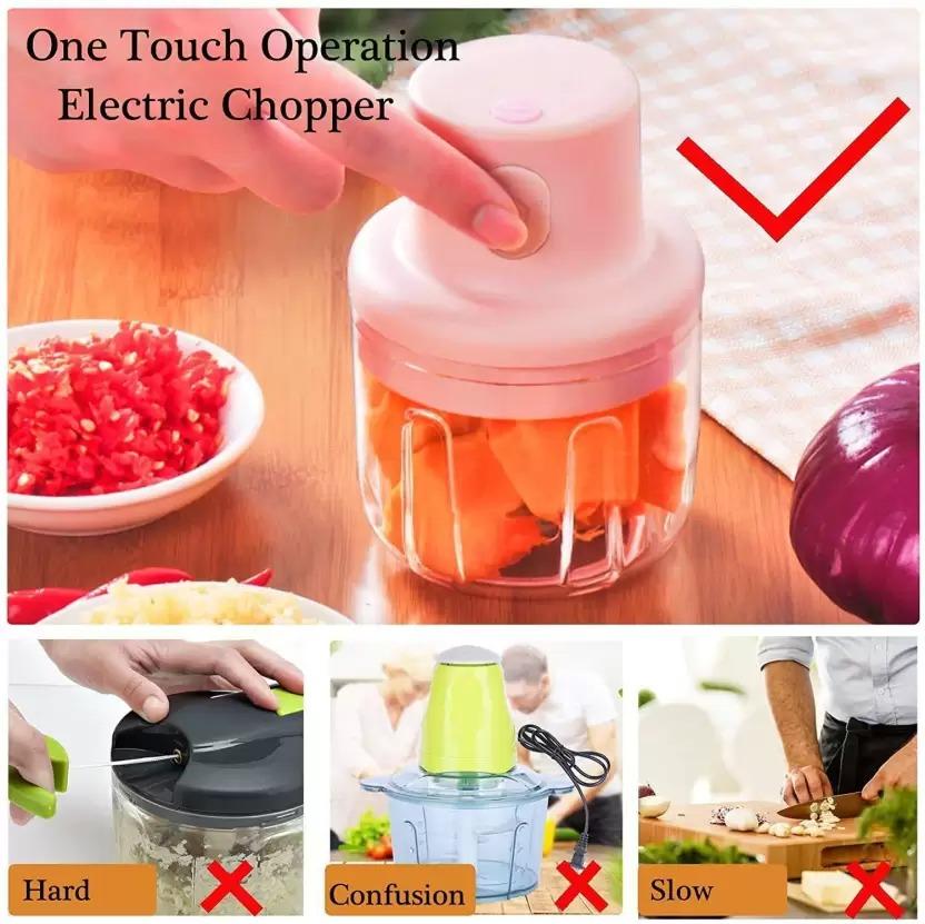 Electric Vegetable Cutter & Mini Food Chopper